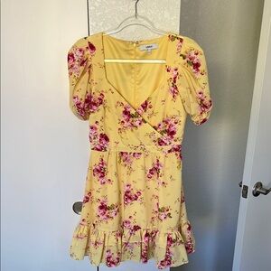 Likely Yellow Floral Dress